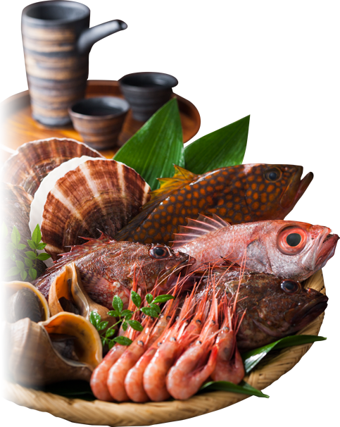 海鮮屋台おくまんの新鮮魚介